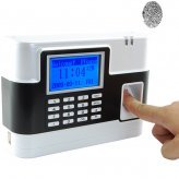 Fingerprint Time Attendance And Door System (White)