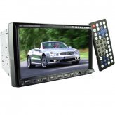 2-DIN Car DVD Player + GPS + Bluetooth with 7 Inch Touchscreen