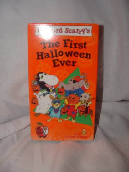 EUC Richard Scarry's THE FIRST HALLOWEEN EVER VHS