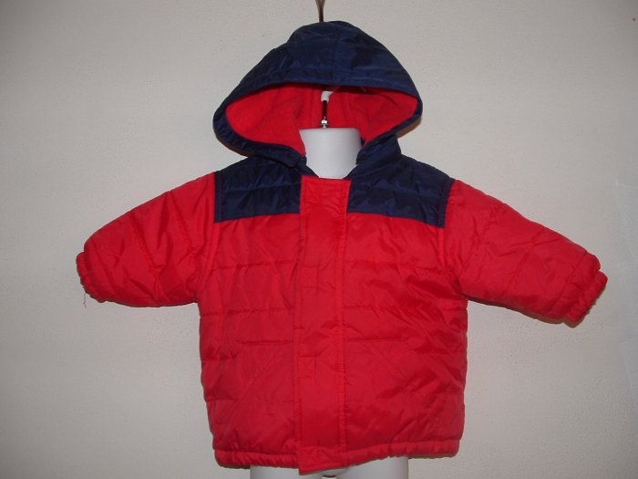 EUC Boys SESAME STREET Hooded Winter Coat Jacket 12 Mo
