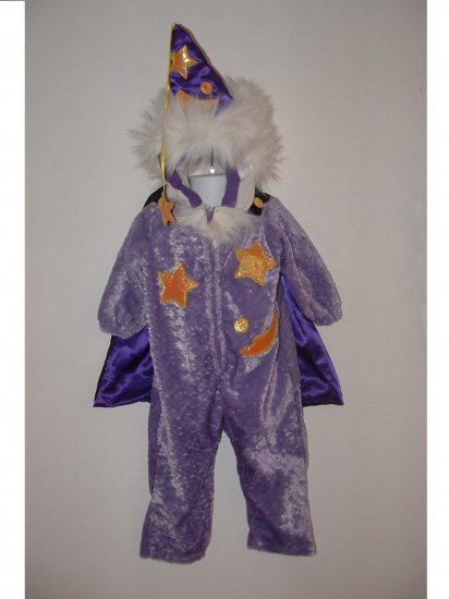 Girls Boys Wizard Halloween Costume Size Small 2T-3T