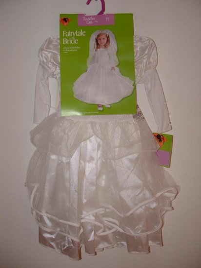 NWT Girls FAIRYTALE BRIDE Princess Costume Sz 2T