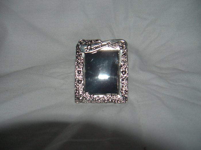 NIP Mini Silver Photo Easel Frame or Pin Gift 4 Grandma