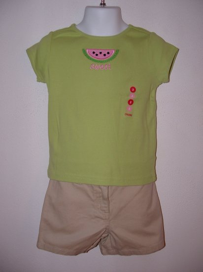 NWT Girls GYMBOREE Tutti Fruiti Short Shirt LOT Sz 3