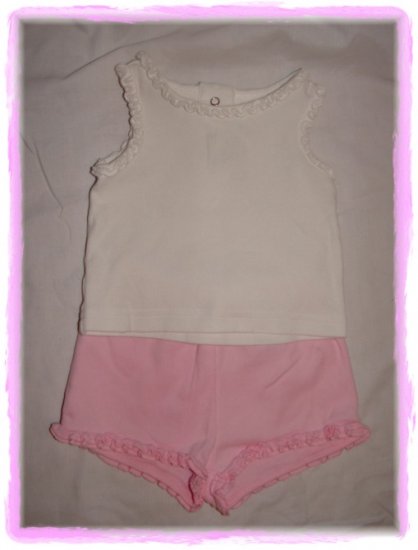 Girls GYMBOREE 2pc Summer Short Set Size 0-3 Mo *EUC*