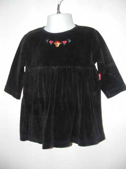 Girls ESPRIT Velour Christmas Dress Sz 18 Months *EUC*