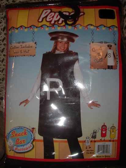 **NIP** Hilarious PEPPER SHAKER Adult Costume S M L