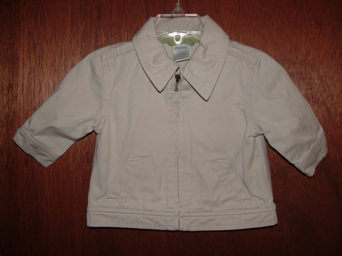 Boys GYMBOREE Country Club Khaki Coat Sz 3-6 Mo **EUC**