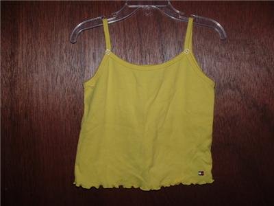 !CUTE! Girls TOMMY HILFIGER Yellow Tank Top 4/5 *EUC*