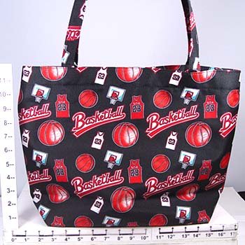 BASKETBALL PRINT HANDBAG