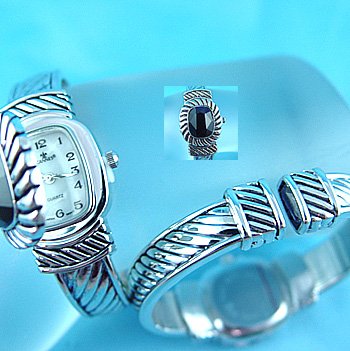 YURMAN BASED BAND DESIGN WITH HIDDEN WATCH FACE~~MUST SEE~~