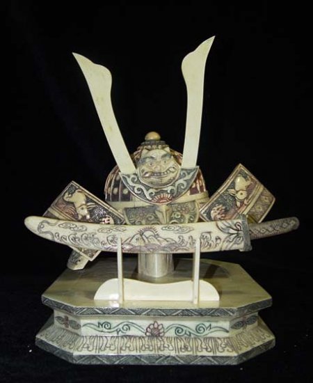 Old Bone Art Handicraft general Cap Sword Decoration