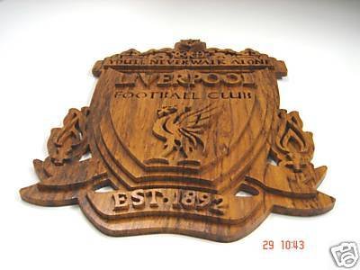 Liverpool Logo Handmade with teakwood