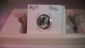 1946 Roosevelt Dime. Gem BU.