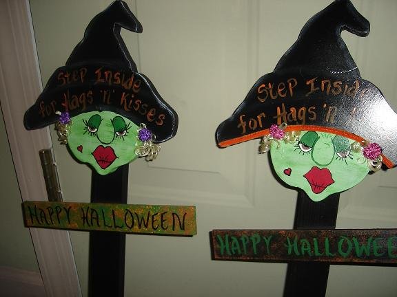 Halloween Witches Yard Stakes