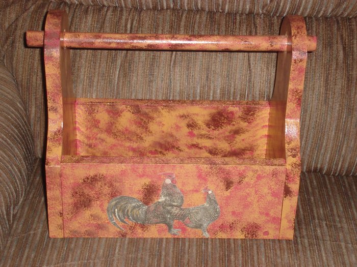 Rooster Kitchen Utensil Holder (Large)