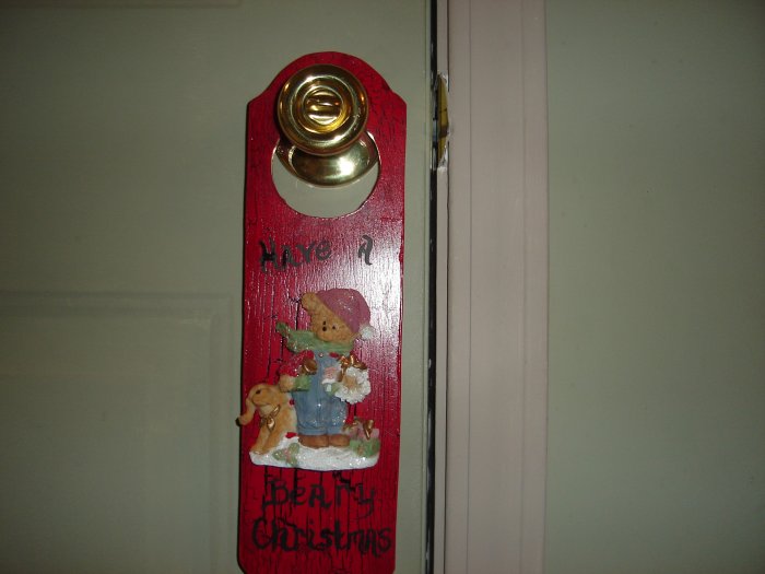 "Beary Christmas" Door Hanger
