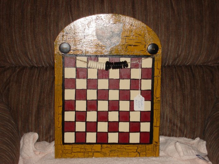 Rooster Checker Board