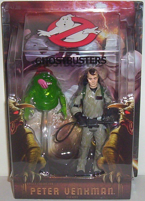 Ghostbusters slimed Peter Venkman in jumpsuit