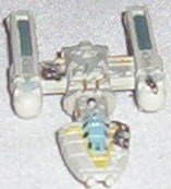 Micro Machine battle-damaged Y-wing fighter
