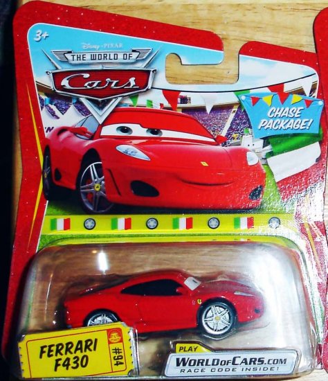 Disney Pixar Cars Chase Package Ferrari F430