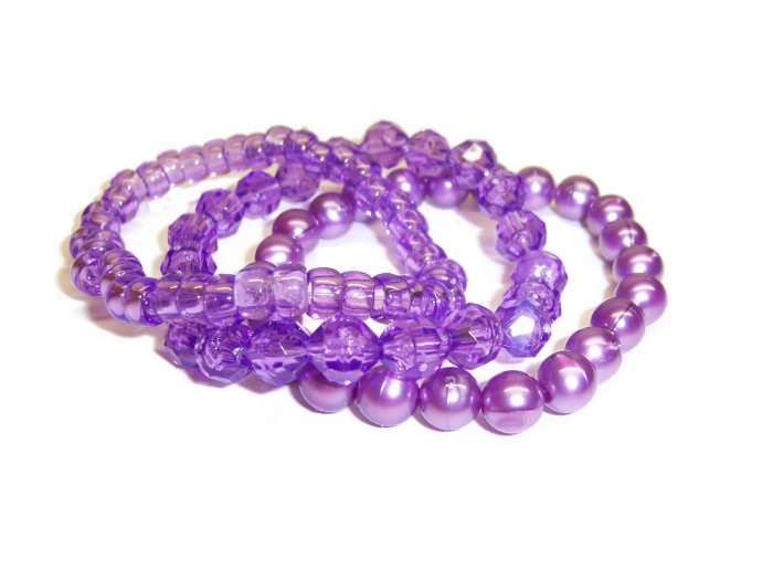 Funky Purple Bracelets