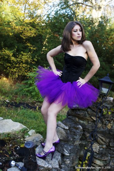 Purple adult dance tutu XXLarge