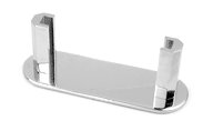 BRAND NEW Silver Desktop Business Card Holder