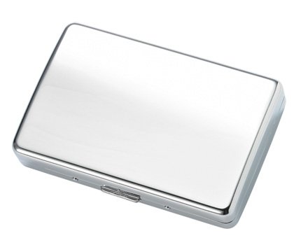 Brand New Sleek and Elegant Silver Metal Wallet