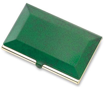 Brand New Green Marble Business & Credit Card Holder