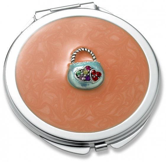 Tangerine Compact Mirror