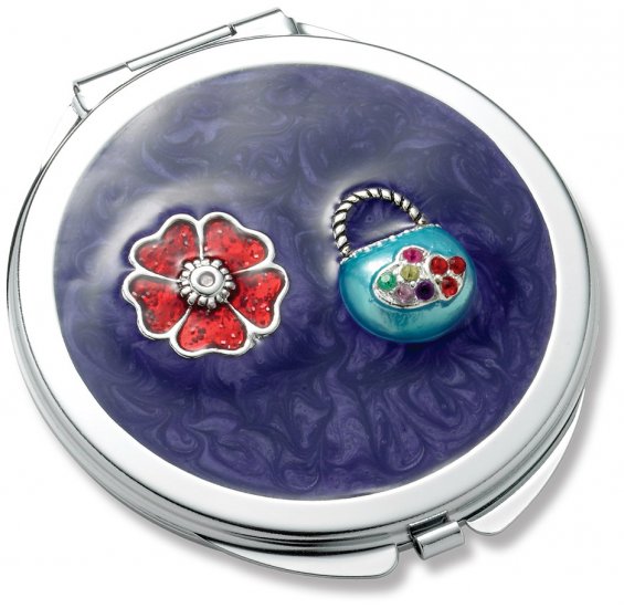 Grape Compact Mirror