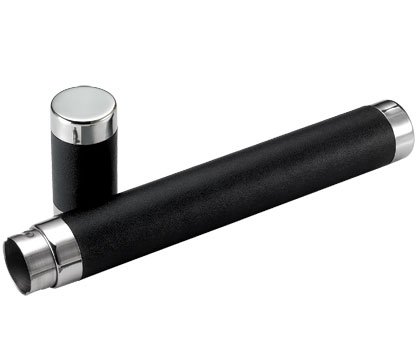 Brand New Genuine Black Leather Cigar Case