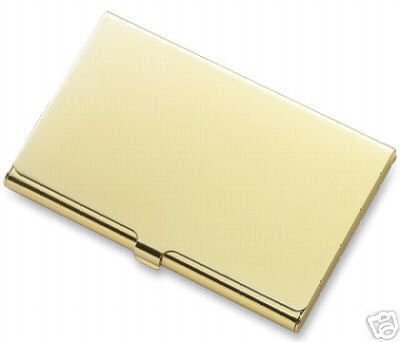 Gold Color Elegant Business Card Case