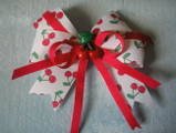 Red Cherry Pie Boutique Girls Hairbow