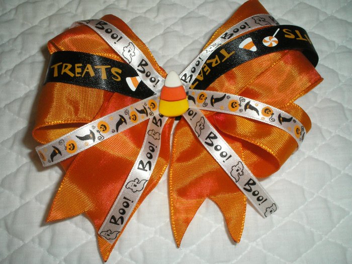 Halloween girls boutique Hairbow hair bow