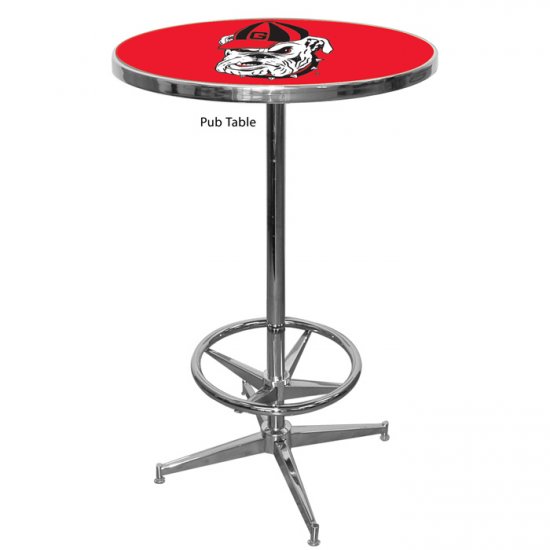 NCAA University of Georgia Bulldogs Pub Table