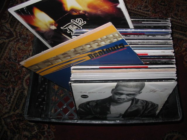CRATE OF 60 LP & 12" Hip Hop R&B Great for DJ Lot#2