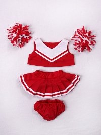 Red & White Cheer Outfit