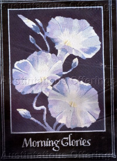 RARE NESBITT TEXTURED NEEDLEPOINT and CREWEL EMBROIDERY ON CANVAS KIT