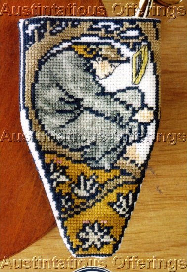 CROSS STITCH KIT MINSTRAL TREE SCISSORS CASE