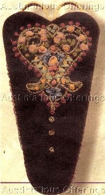BAROQUE SCISSORS CASE SILK RIBBON EMBROIDERY KIT VICTORIANA