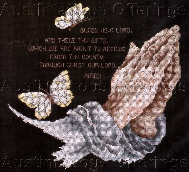 INSPIRATIONAL PRAYER SAMPLER CROSS STITCH KIT BLESS US