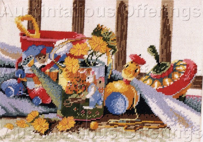 RARE PEDERSON VINTAGE TOYS WOOL NEEDLEPOINT KIT
