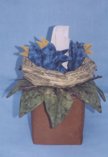 BIRD NEST TISSUE BOX COVER PATTERN