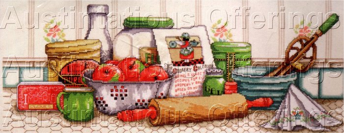 SHARON PEDERSON COUNTRY KITCHEN NOSTALGIC CROSS STITCH KIT