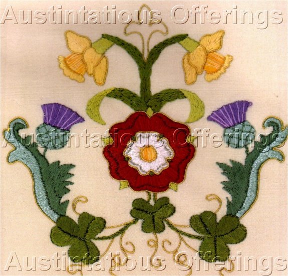 RARE TRADITIONAL GOLDWORK CREWEL EMBROIDERY KIT HERITAGE ROMANCE