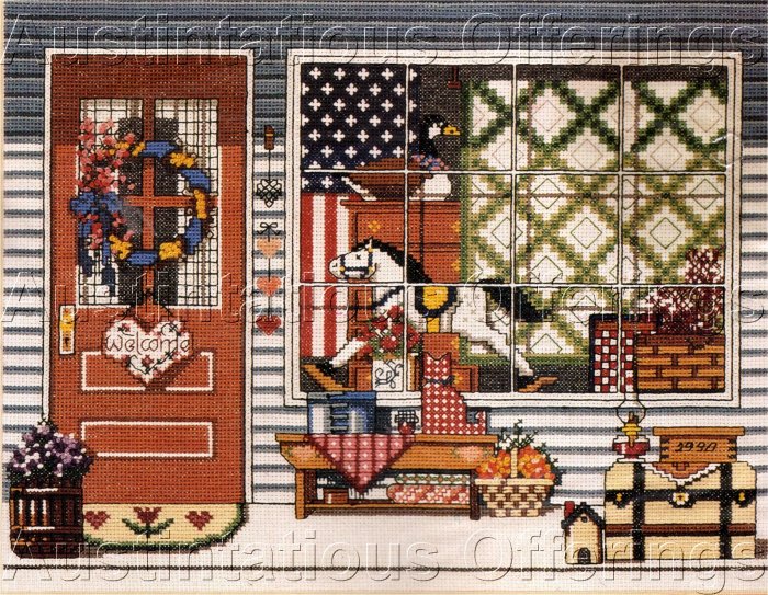 CROSS STITCH KIT ANTIQUE SHOP