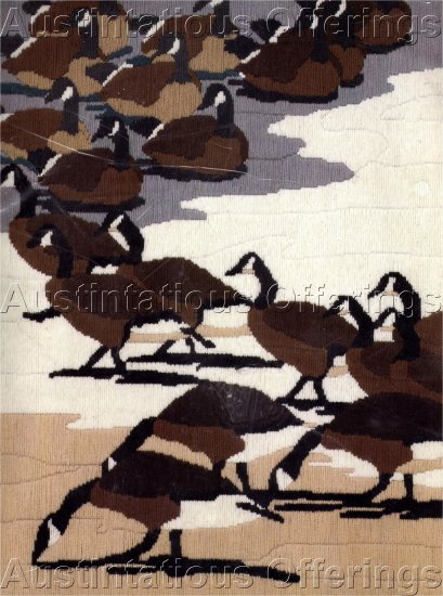 TAYLOR LONGSTITCH NEEDLEPOINT CANADIAN GEESE