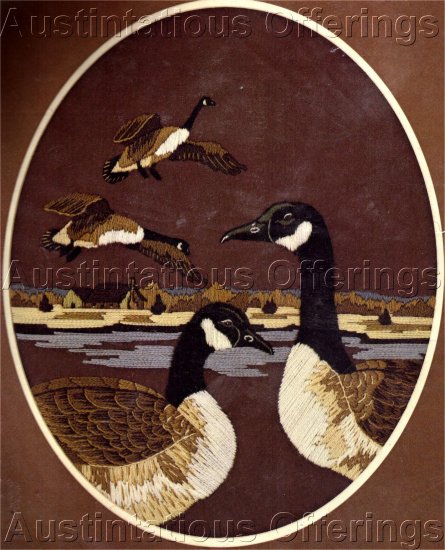 CANADA GEESE LONGSTITCH CREWEL KIT
